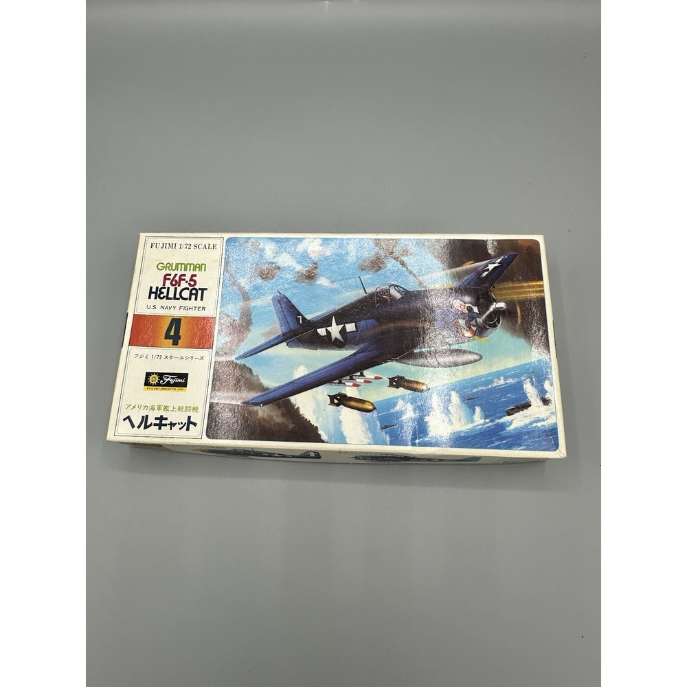 FUJIMI  #7A12 1/72 US NAVY FIGHTER F6F-5 HELLCAT  New Sealed Contents